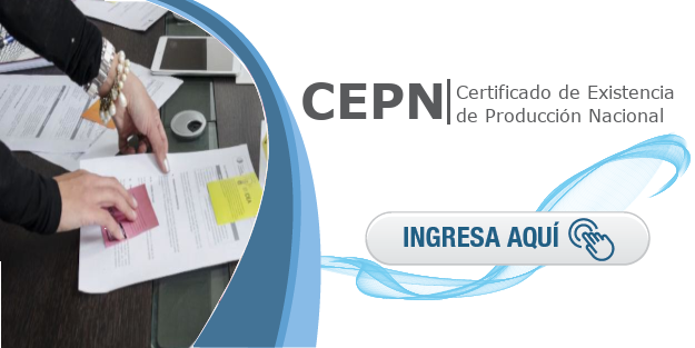 Certificado de Existencia de Producción Nacional